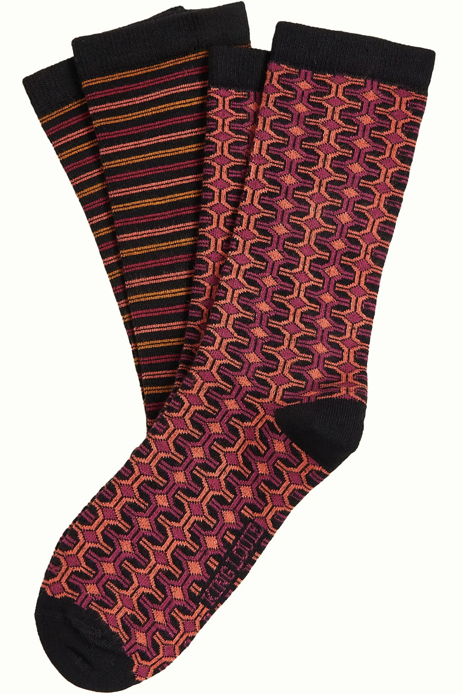 King Louie Accessoires|Socks 2-Pack Savile Wild Fuchsia