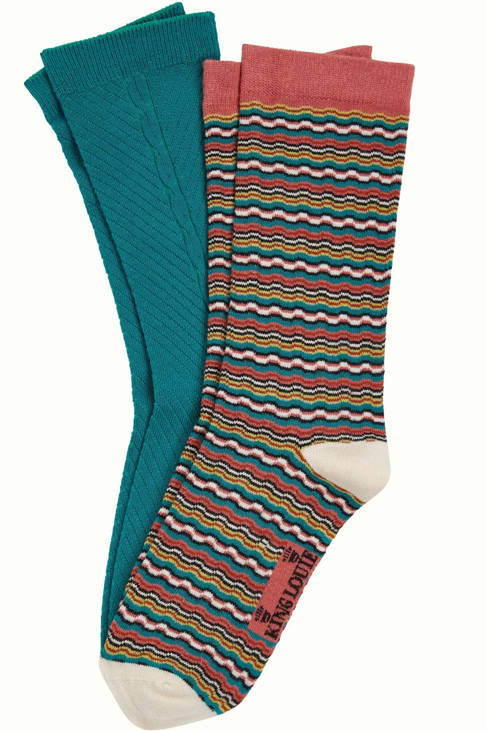 King Louie Accessoires|Socks 2-Pack Surfbird Ponderosa Green