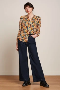 King Louie Blouses|Stella Blouse Cile Pebble
