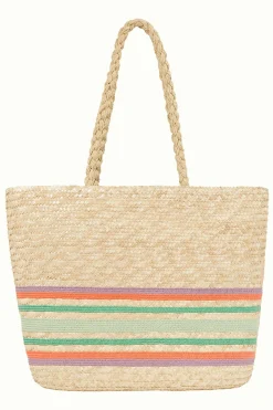 King Louie Accessoires|Straw Bag Bari Sand