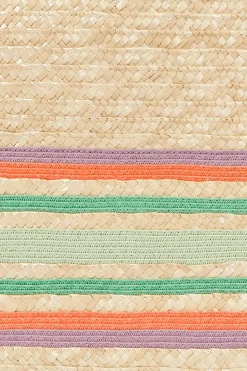 King Louie Accessoires|Straw Bag Bari Sand