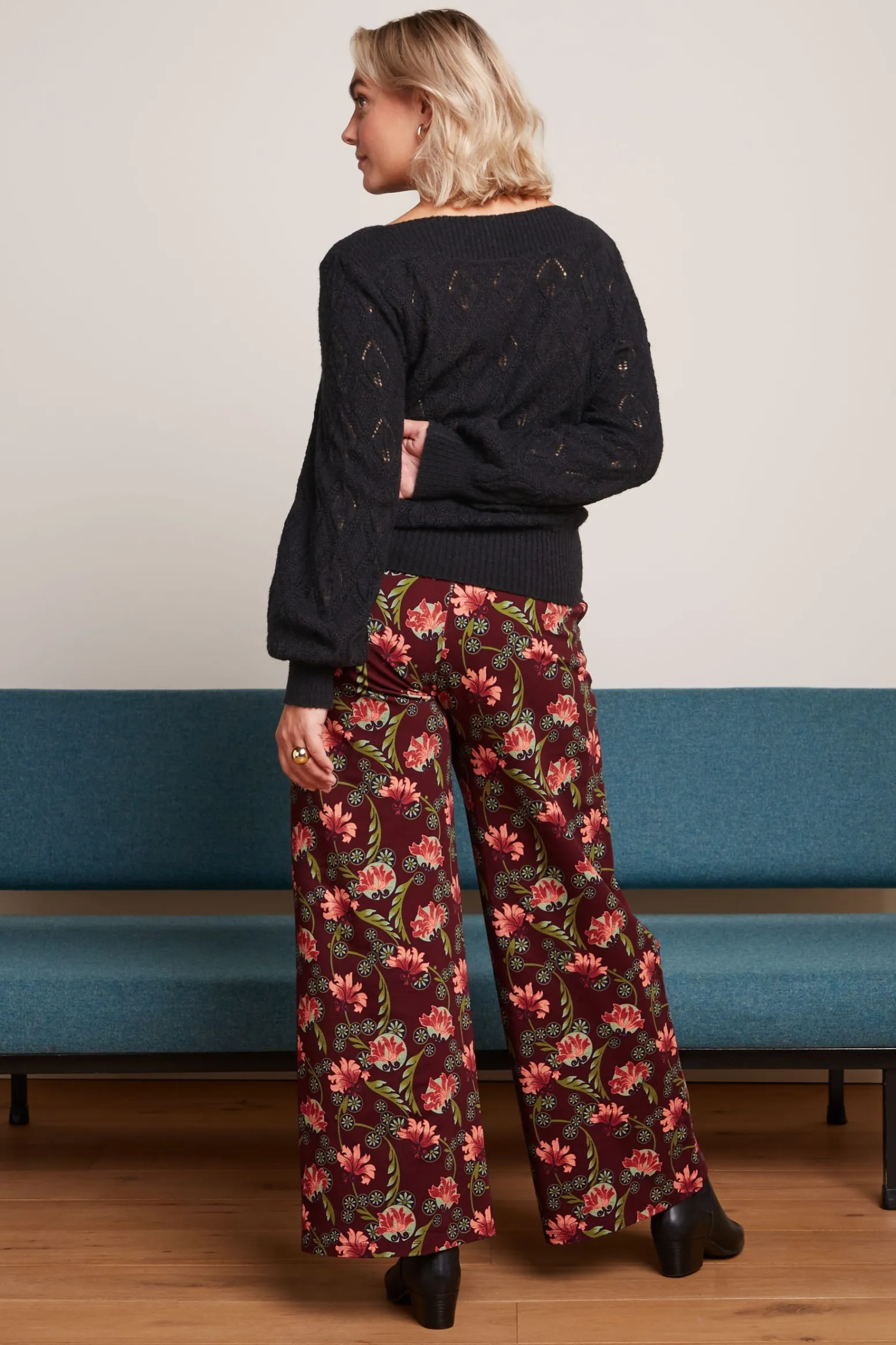 King Louie Broeken|Sweat Pants Shanty Cabernet Red
