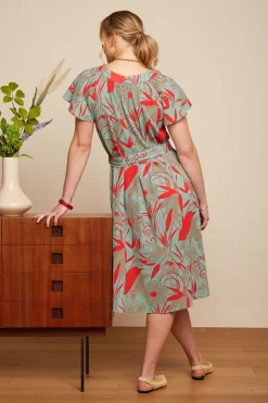 King Louie Jurken|Talia Dress Callier Ash Green