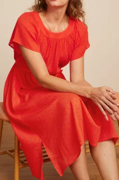 King Louie Jurken|Talia Dress Verano Fire Red