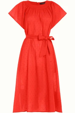King Louie Jurken|Talia Dress Verano Fire Red