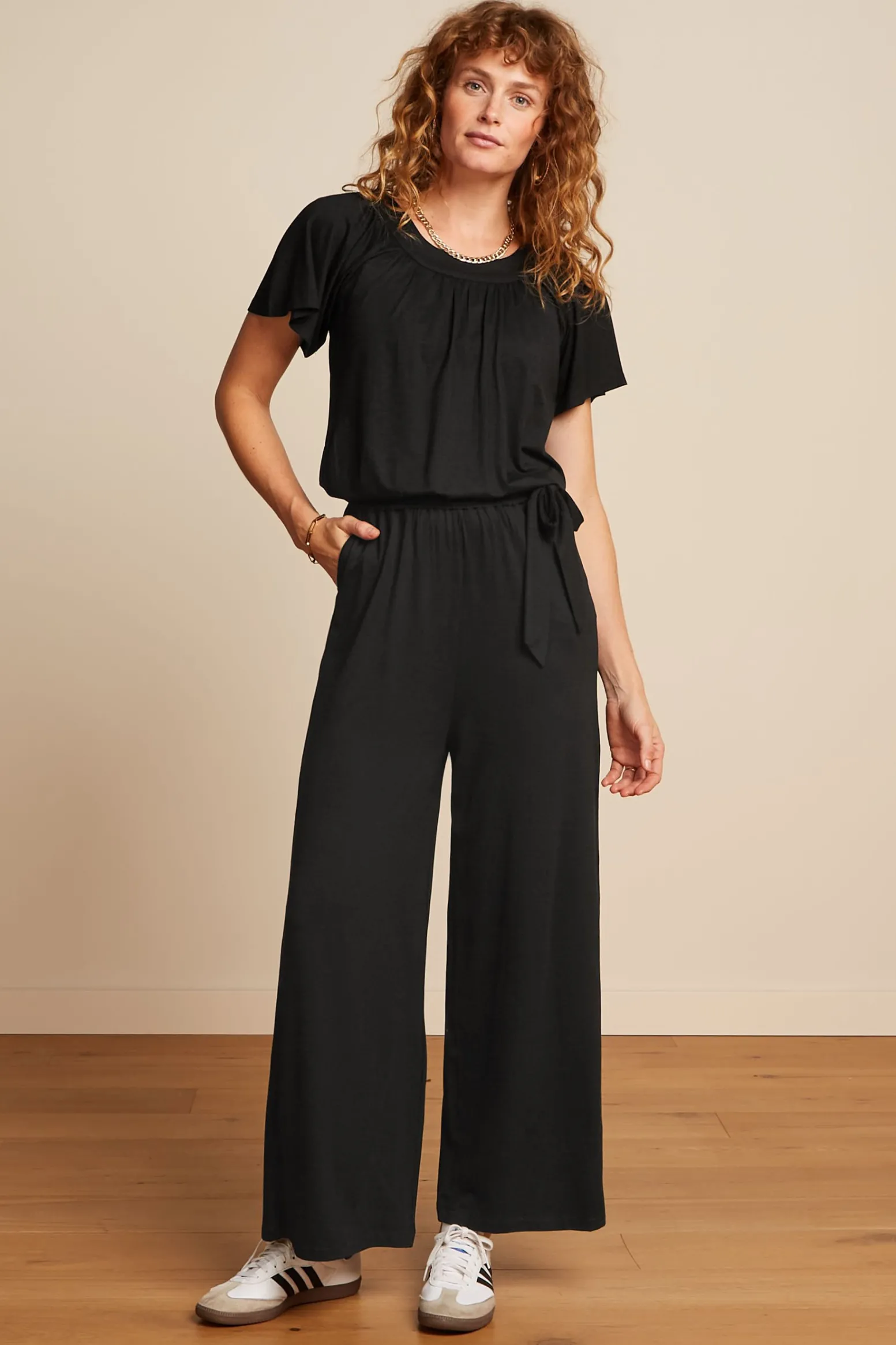 King Louie Jumpsuits|Talia Jumpsuit Ecovero Classic Black