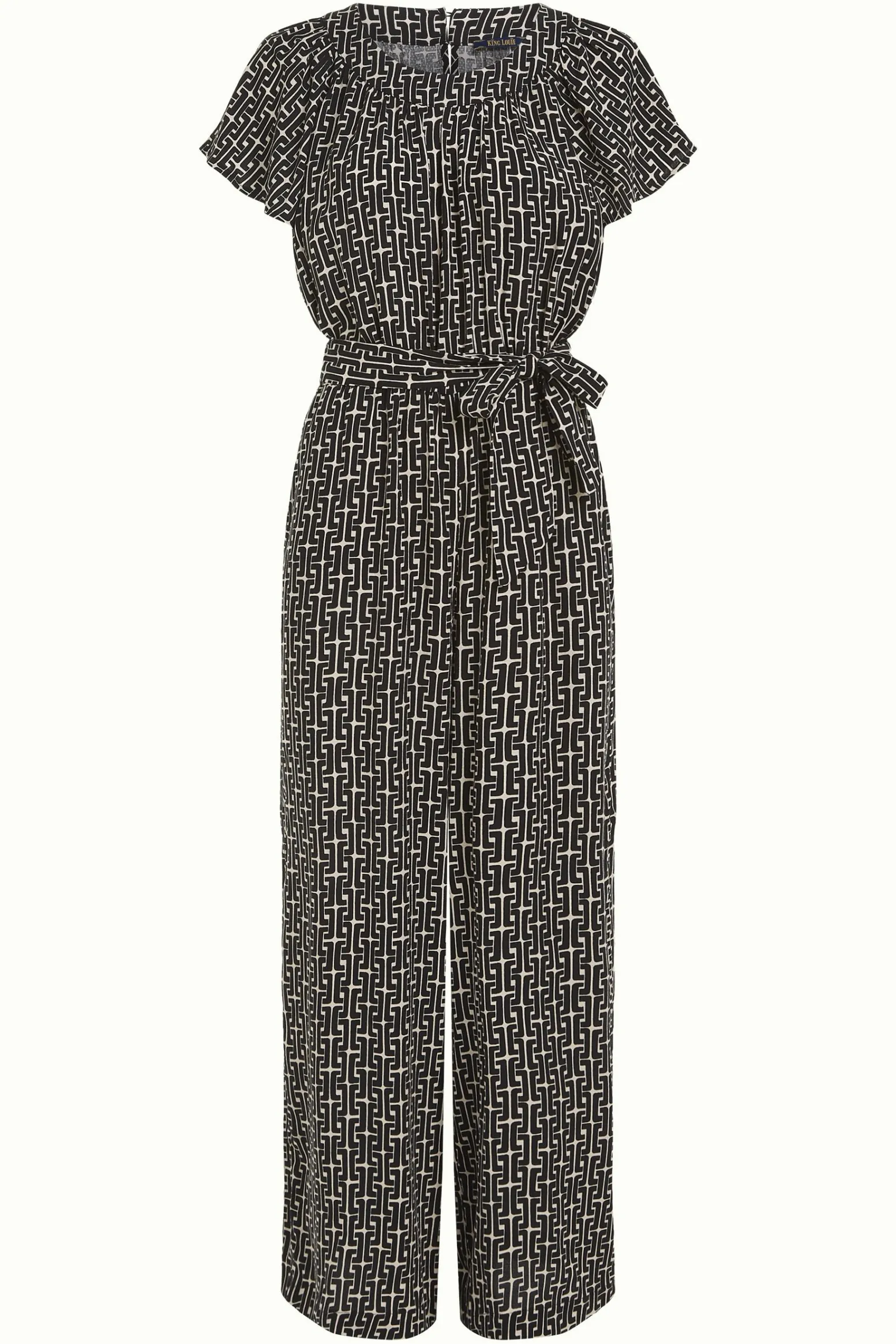 King Louie Jumpsuits|Talia Jumpsuit Frankie Black