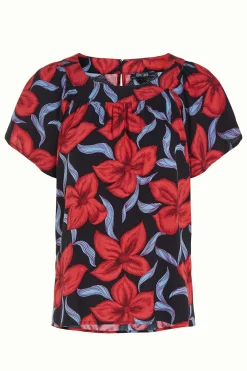 King Louie Tops & Shirts|Talia Top Deacon Black