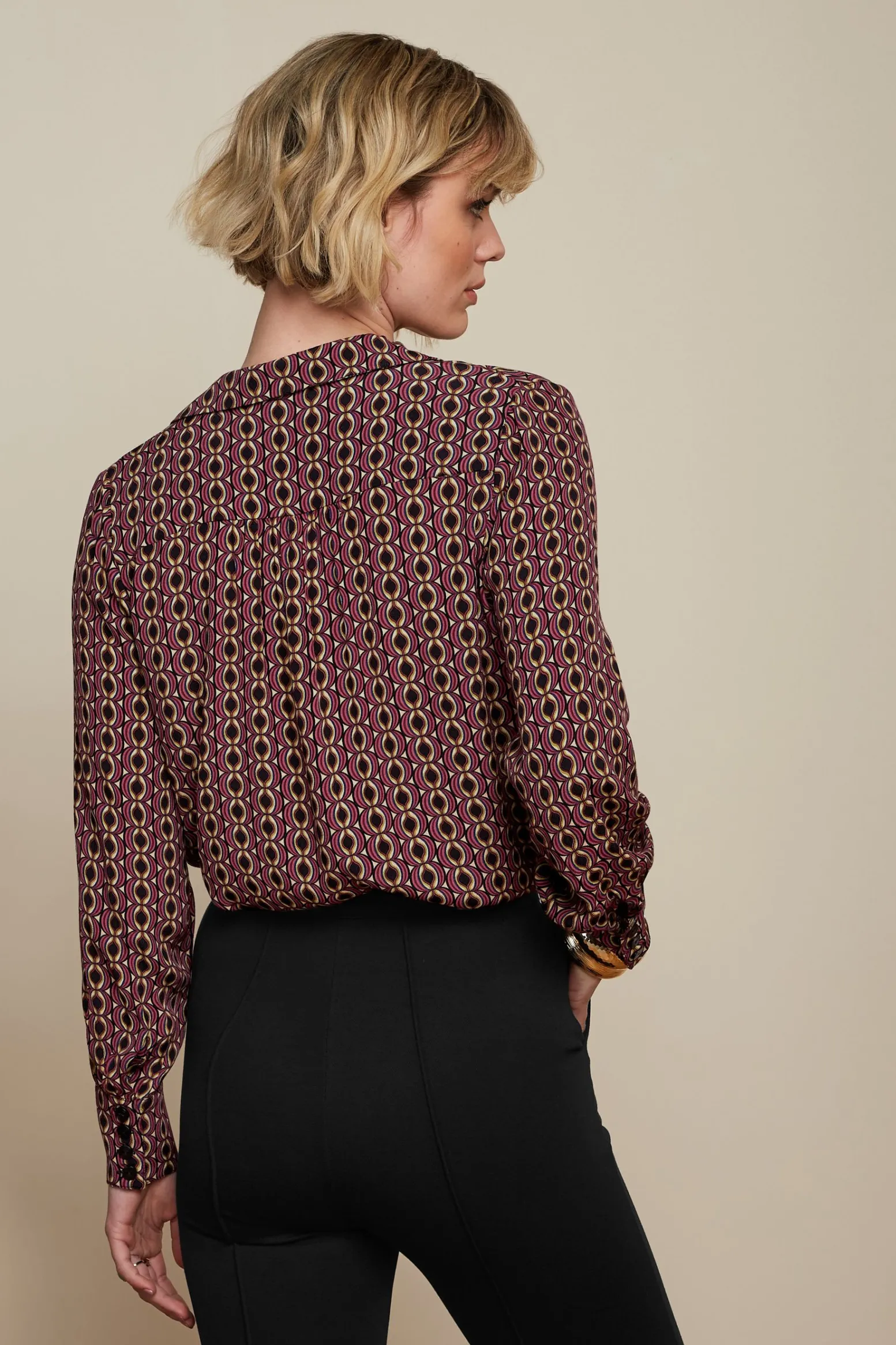 King Louie Blouses|Tex Blouse Hoopah Mesa Pink