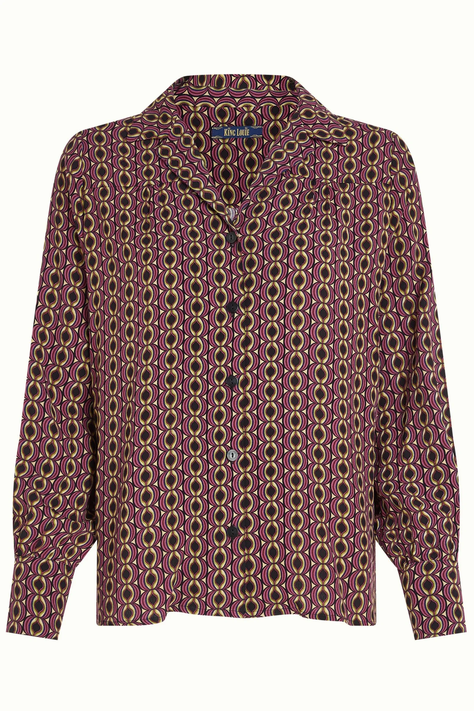 King Louie Blouses|Tex Blouse Hoopah Mesa Pink
