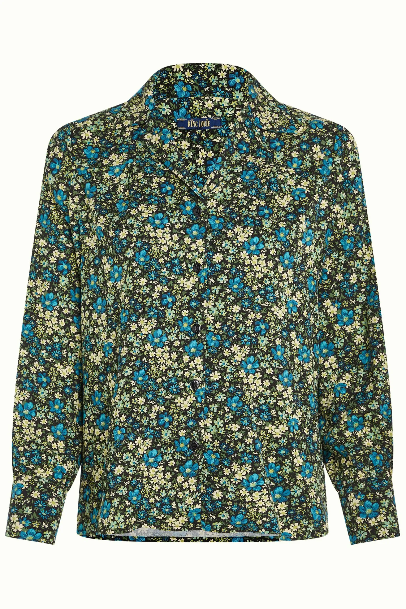 King Louie Blouses|Tex Blouse La Sarre Black