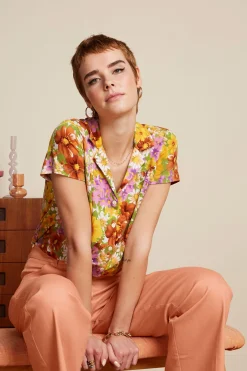 King Louie Blouses|Tex Blouse Marini Tuscan Yellow