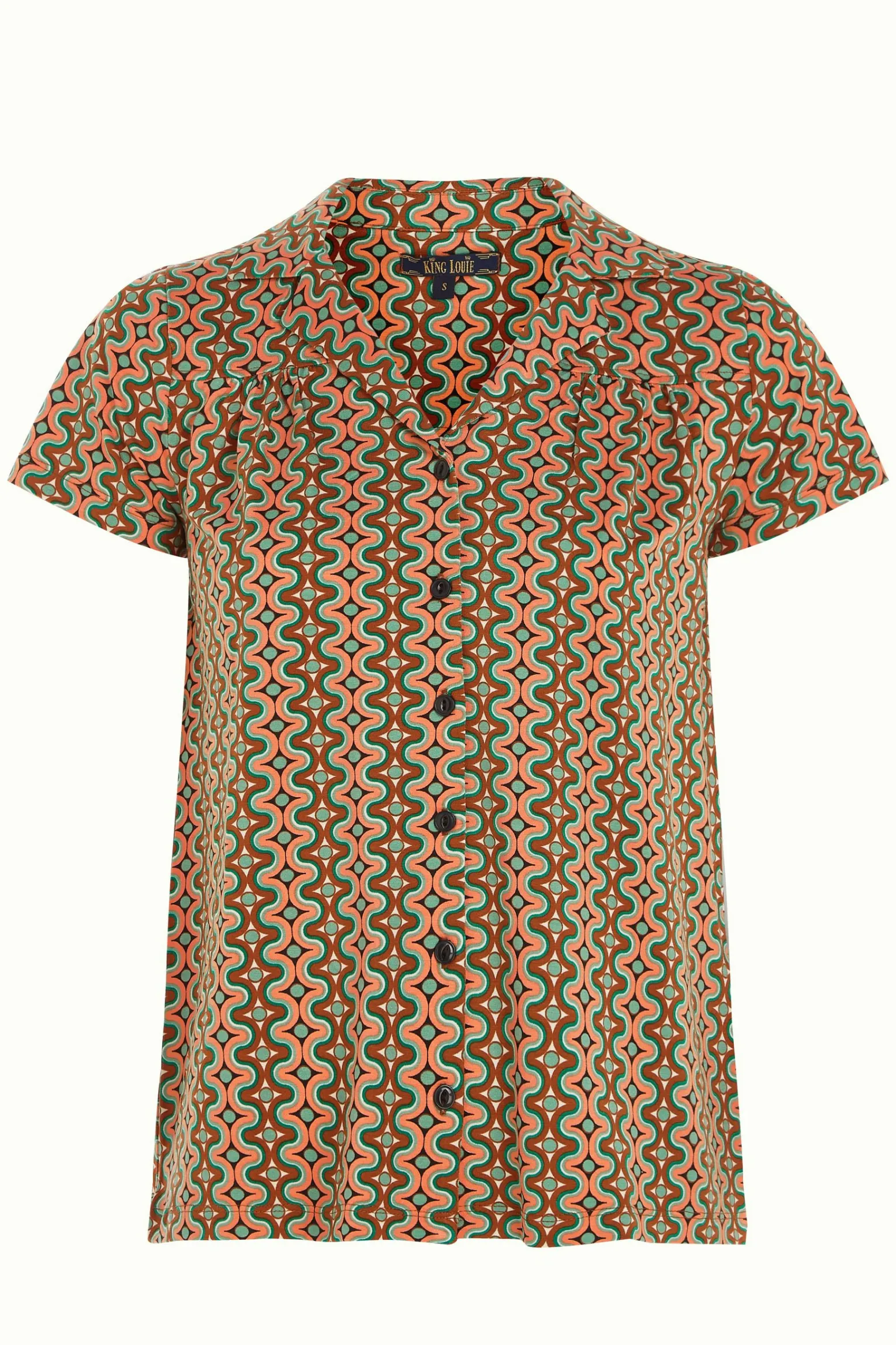 King Louie Blouses|Tex Blouse Twisted Black