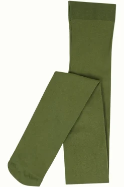 King Louie Accessoires|Tights Solid Olive Green