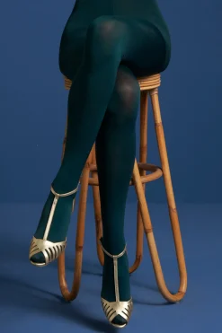King Louie Accessoires|Tights Solid Dragonfly Green