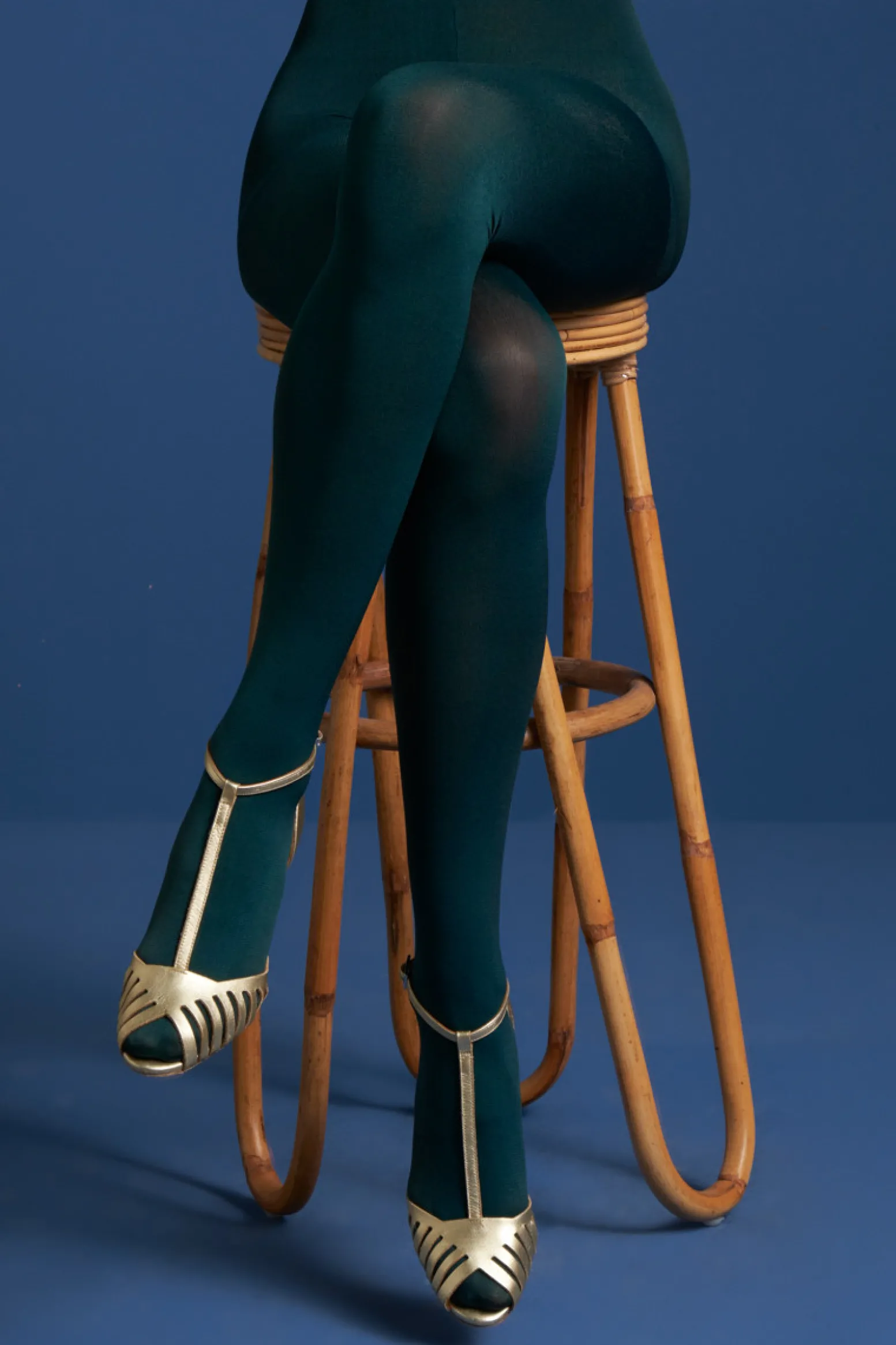 King Louie Accessoires|Tights Solid Dragonfly Green