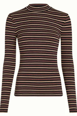 King Louie Tops & Shirts|Turtle Top Pimm Stripe Cabernet Red