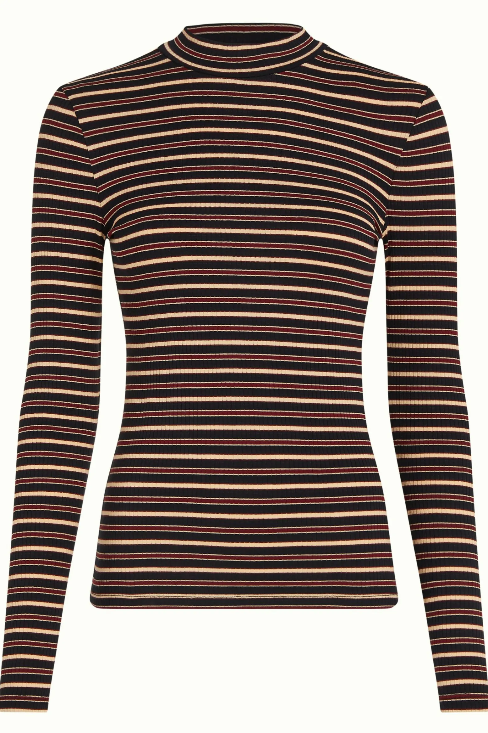 King Louie Tops & Shirts|Turtle Top Pimm Stripe Cabernet Red