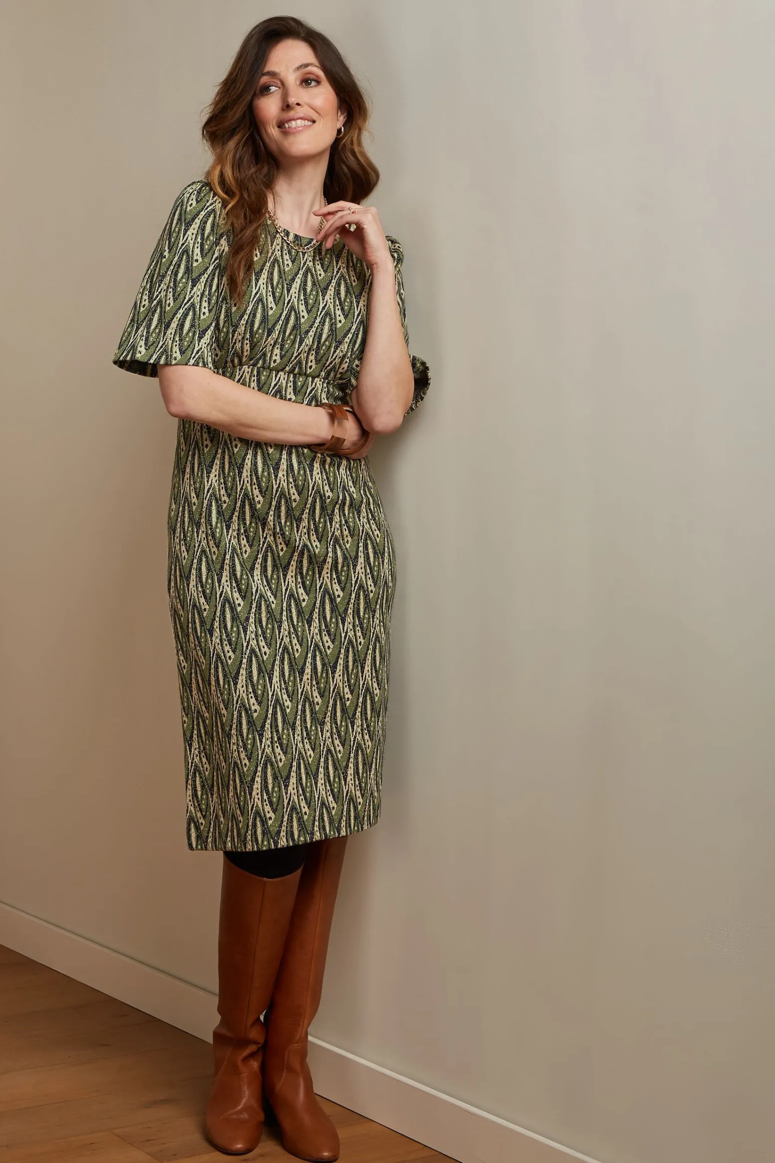 King Louie Jurken|Uma Dress Victory Blue