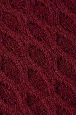 King Louie Truien|V Neck Borgo Cabernet Red