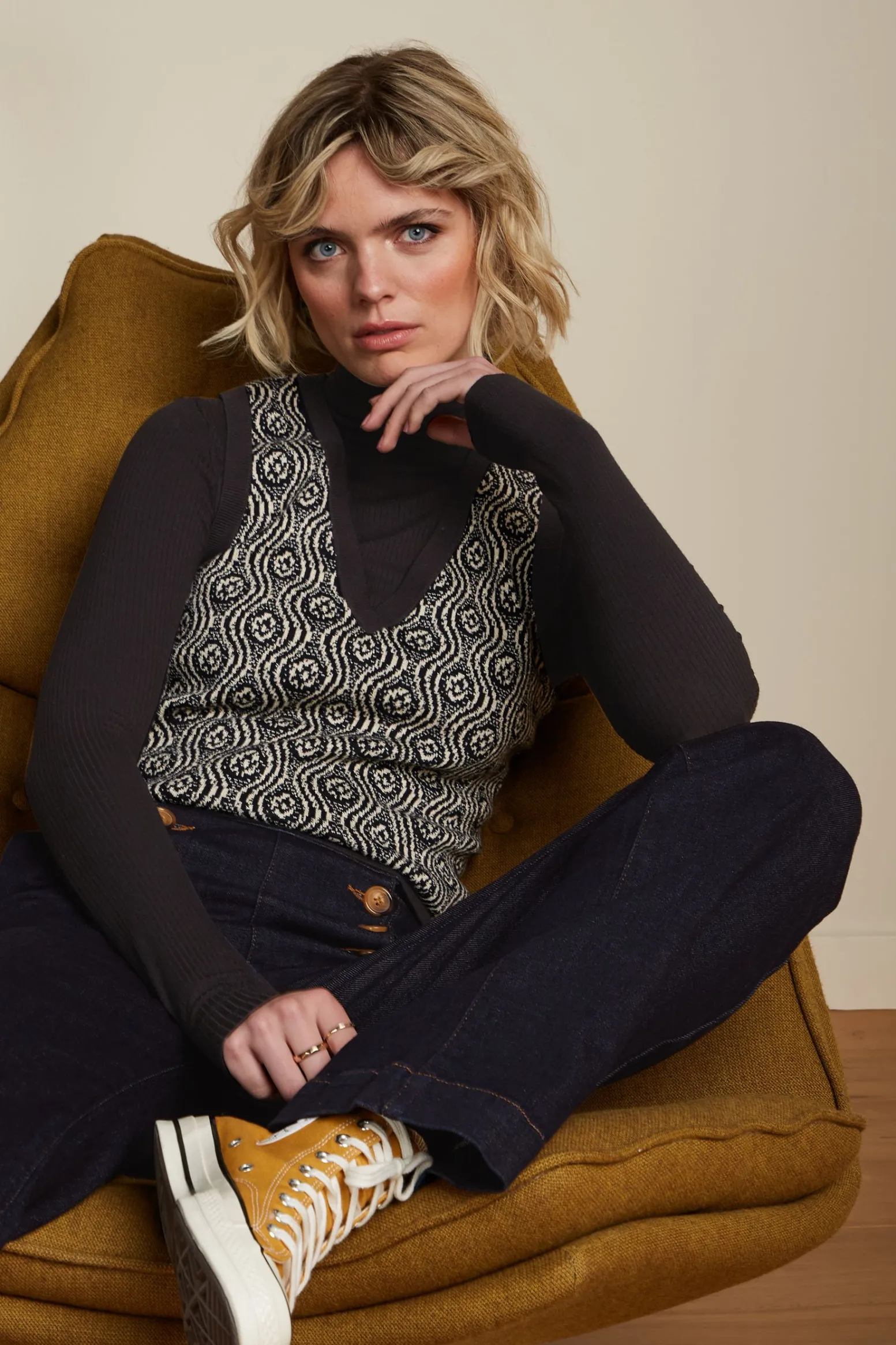 King Louie Tops & Shirts|V Neck Spencer Maurice Black