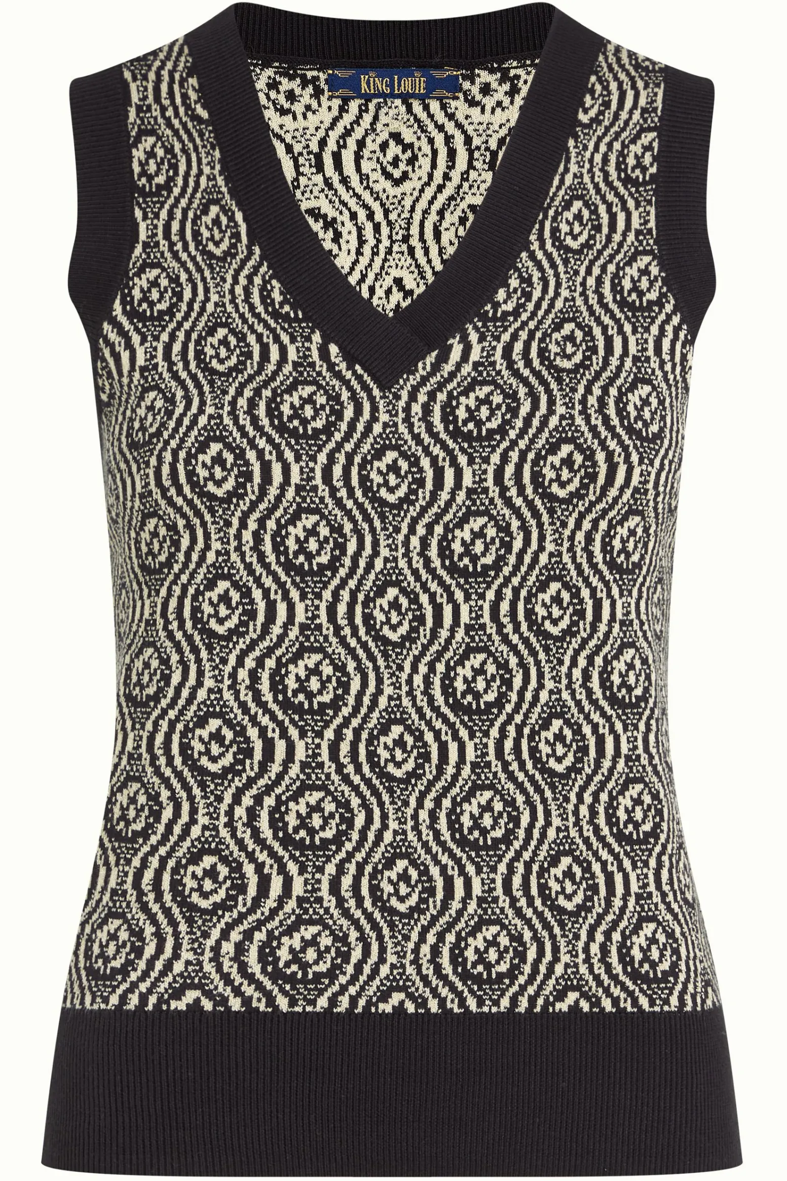 King Louie Tops & Shirts|V Neck Spencer Maurice Black