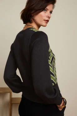 King Louie Truien|V Neck Top Hollis Posey Green