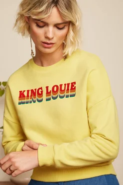King Louie Truien|Valentina Sweater Peachy Custard Yellow