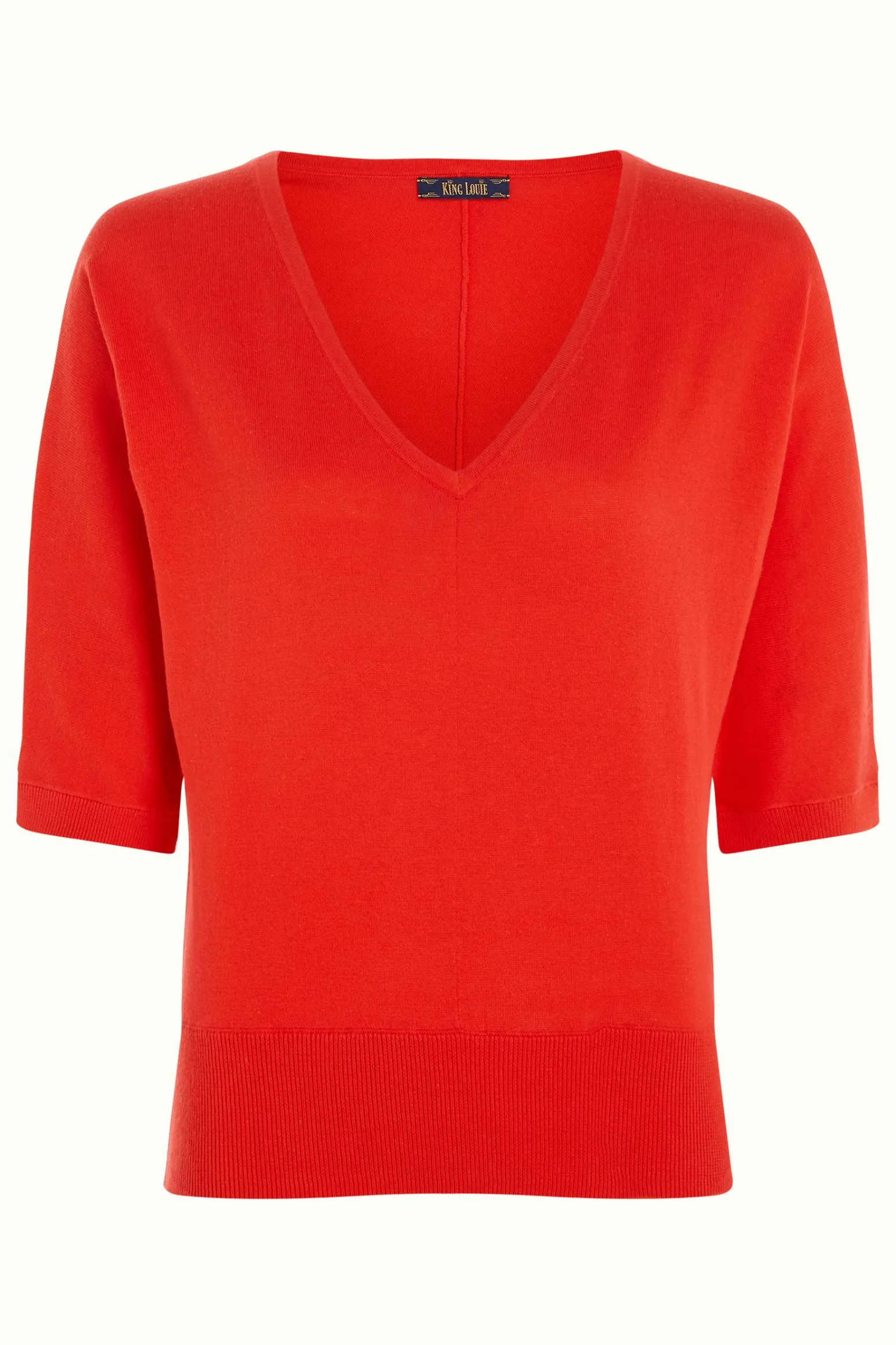 King Louie Tops & Shirts|Valentina Top Club Fiery Red