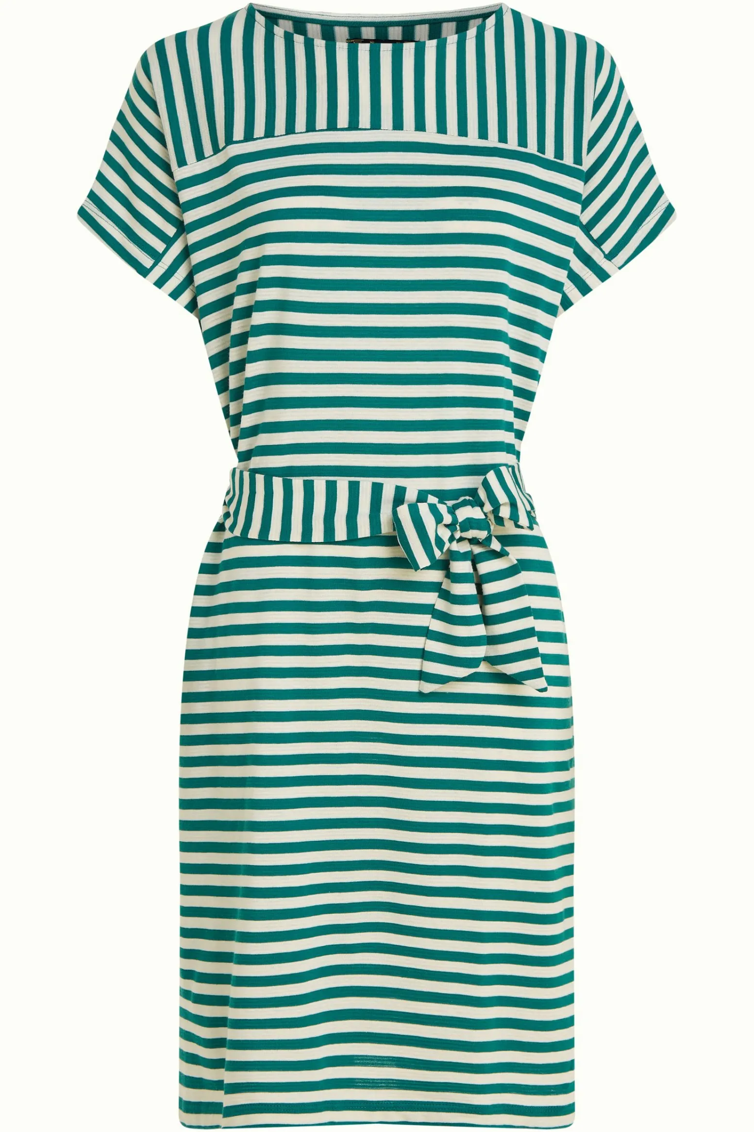 King Louie Jurken|Vera Tunic Dress Chopito Stripe Ponderosa Green
