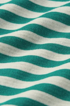 King Louie Jurken|Vera Tunic Dress Chopito Stripe Ponderosa Green