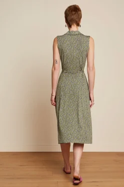 King Louie Jurken|Violante Dress Marceline Curry Yellow