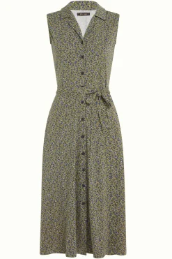 King Louie Jurken|Violante Dress Marceline Curry Yellow