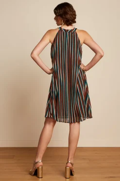 King Louie Jurken|Virna Dress Piso Plisse Black