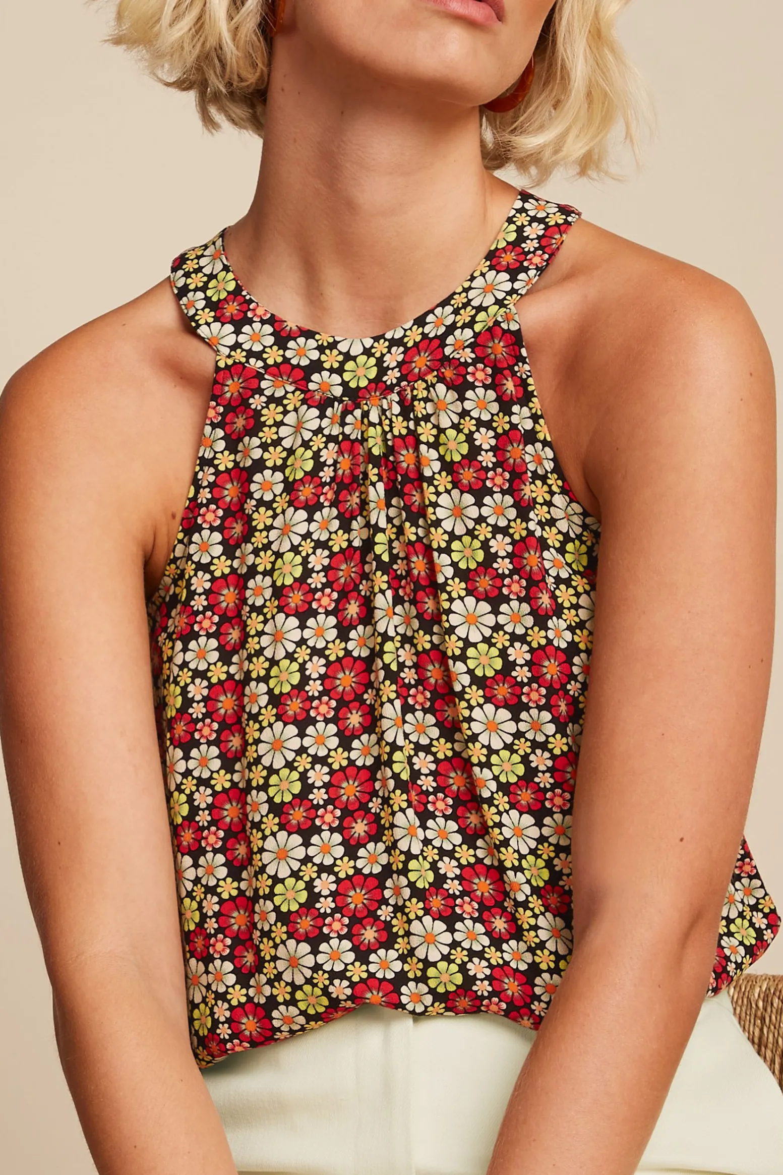 King Louie Tops & Shirts|Virna Top Jackie Fiery Red