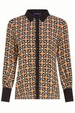 King Louie Blouses|Winona Blouse Ozzy Marzipan